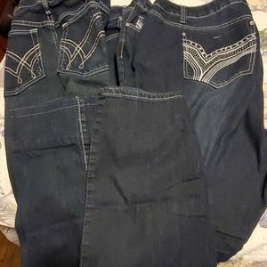 2 Pair of Plus Size Jeans